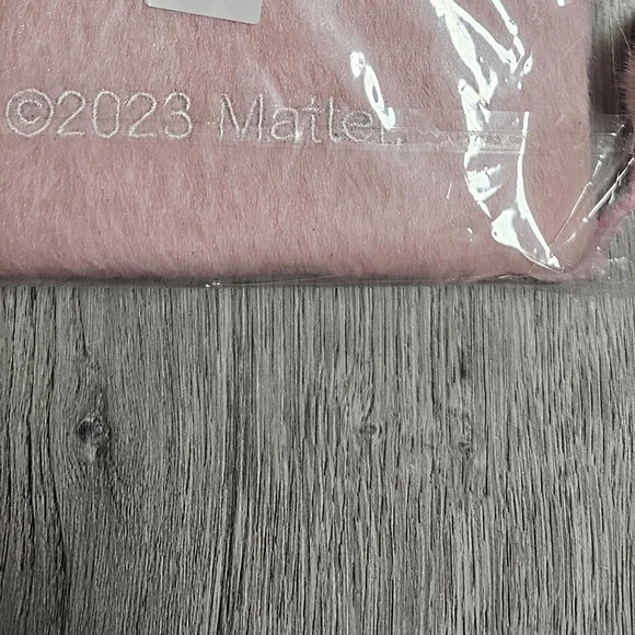 Barbie Plush Faux Pink Hardcover Embossed Journal Notebook by Mattel - Picture 6 of 7